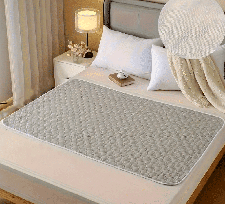 Αδιάβροχο Πλενόμενο Σελτεδάκι 80x120εκ Γκρι